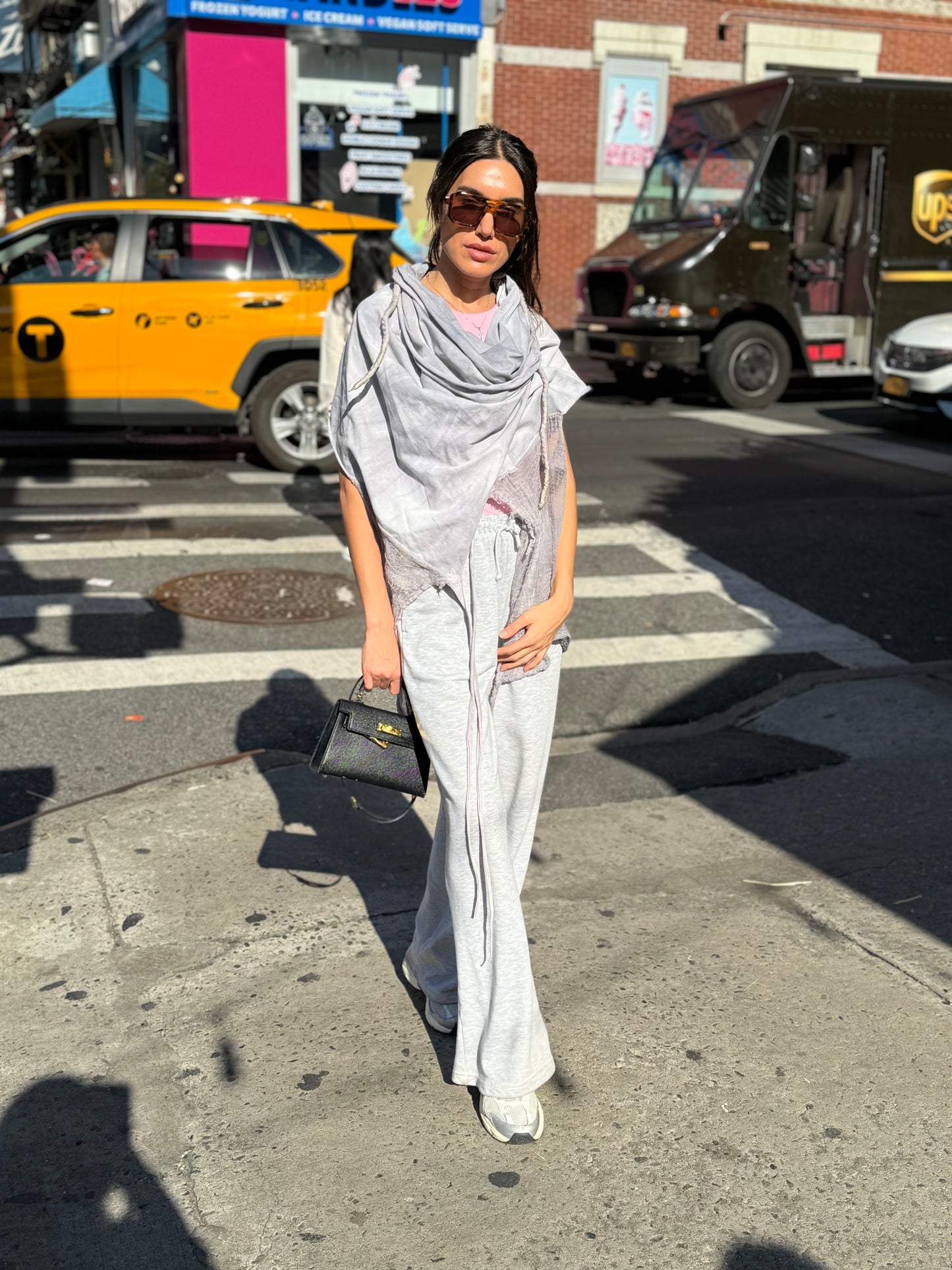 Desert Scarf Handcrafted Desert Scarf with Hand dyed Gauze Layer, Cotton Scarf, Beduin Scarf, Ceremony Headdress, Desert Shawl